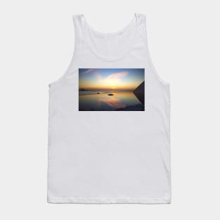 the wings of an Angel. sunset Tank Top